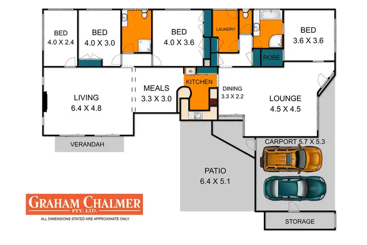 Floorplan of Homely house listing, 7 Killeen Road, Longford VIC 3851