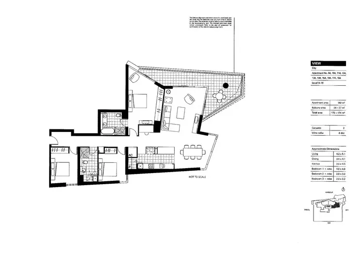 Floorplan of Homely apartment listing, 134/55 Victoria Harbour Promenade, Docklands VIC 3008