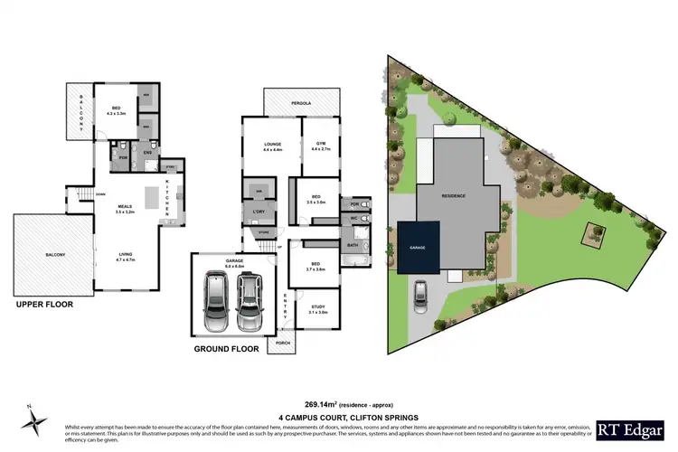 Floorplan of Homely house listing, 4 Campus Court, Clifton Springs VIC 3222