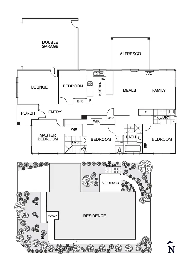 Floorplan of Homely house listing, 5 Getaway Drive, Doreen VIC 3754