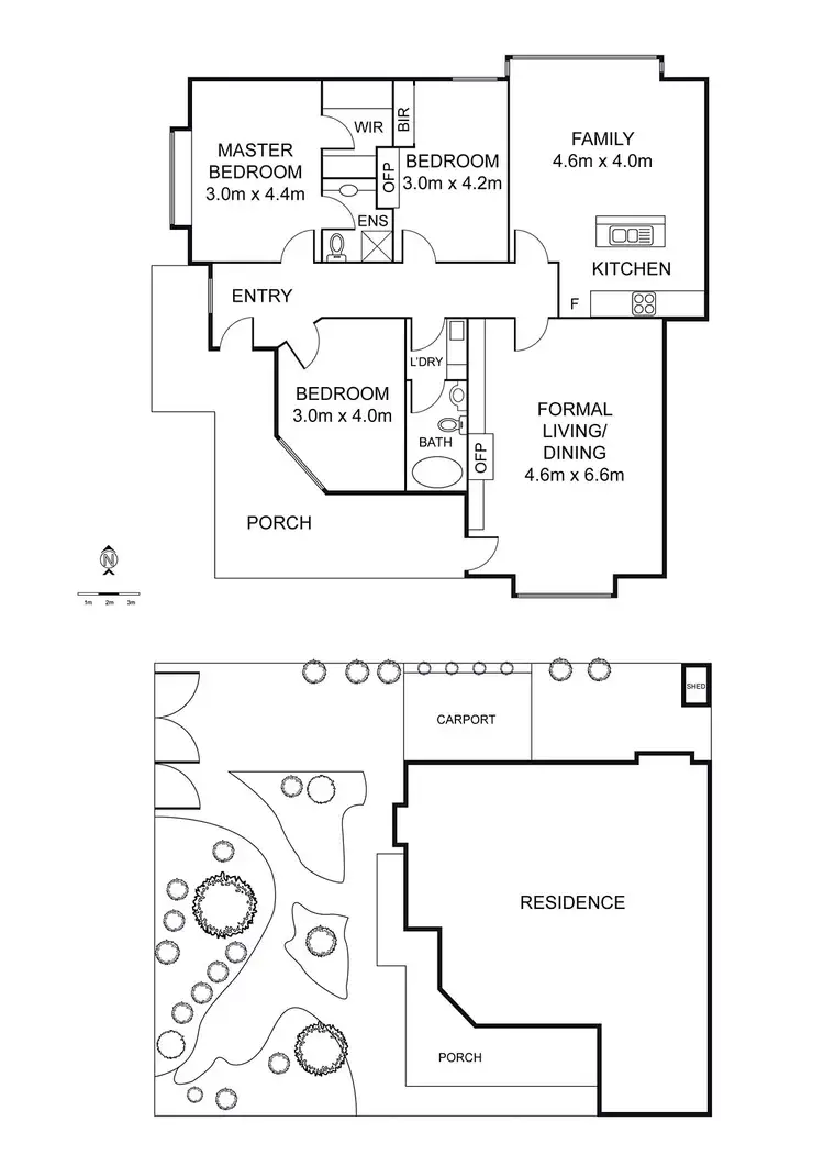 Floorplan of Homely house listing, 61 Station Street, Fairfield VIC 3078