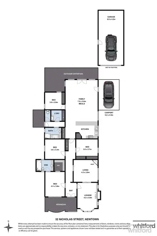 Floorplan of Homely house listing, 32 Nicholas Street, Newtown VIC 3220