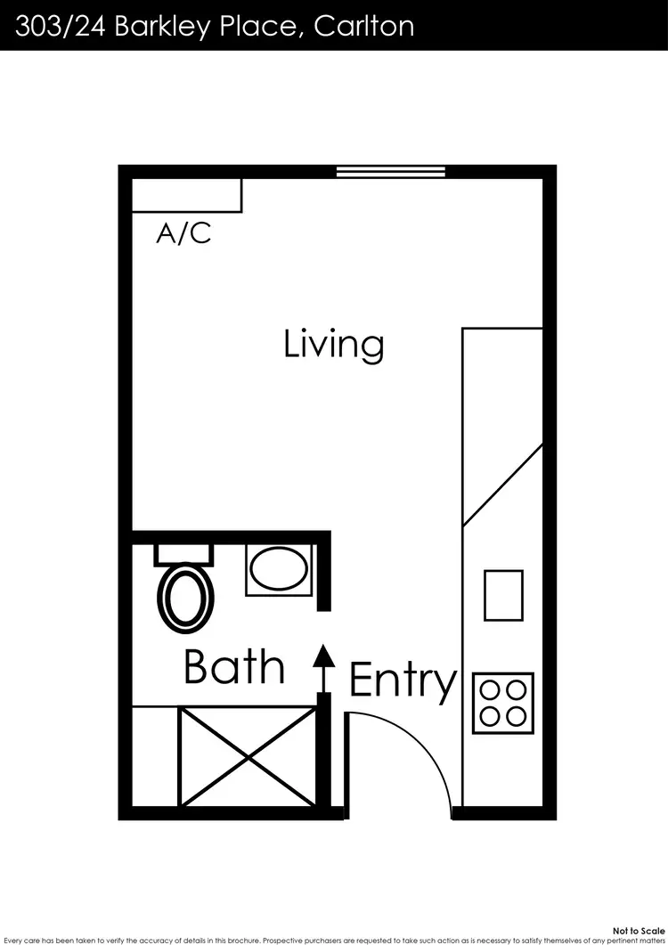 Floorplan of Homely apartment listing, 303/24 Barkly Place, Carlton VIC 3053