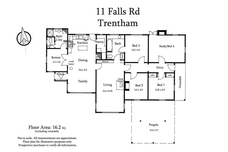 Floorplan of Homely house listing, 11 Falls Road, Trentham VIC 3458