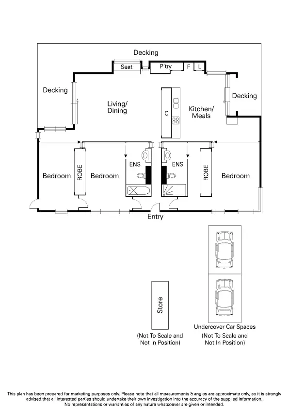Floorplan of Homely apartment listing, Level 5/1 Flagstaff Lane, West Melbourne VIC 3003