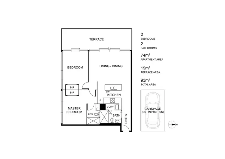 Floorplan of Homely apartment listing, 510/6 Murphy Street, South Yarra VIC 3141