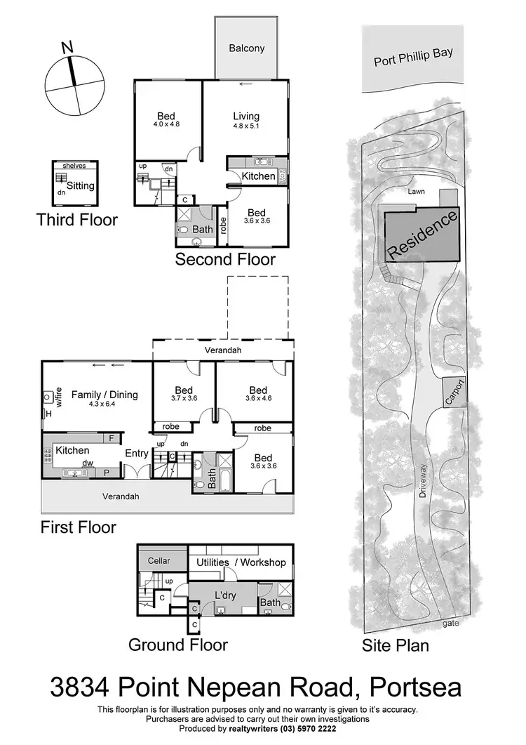 Floorplan of Homely house listing, 3834 Point Nepean Road, Portsea VIC 3944