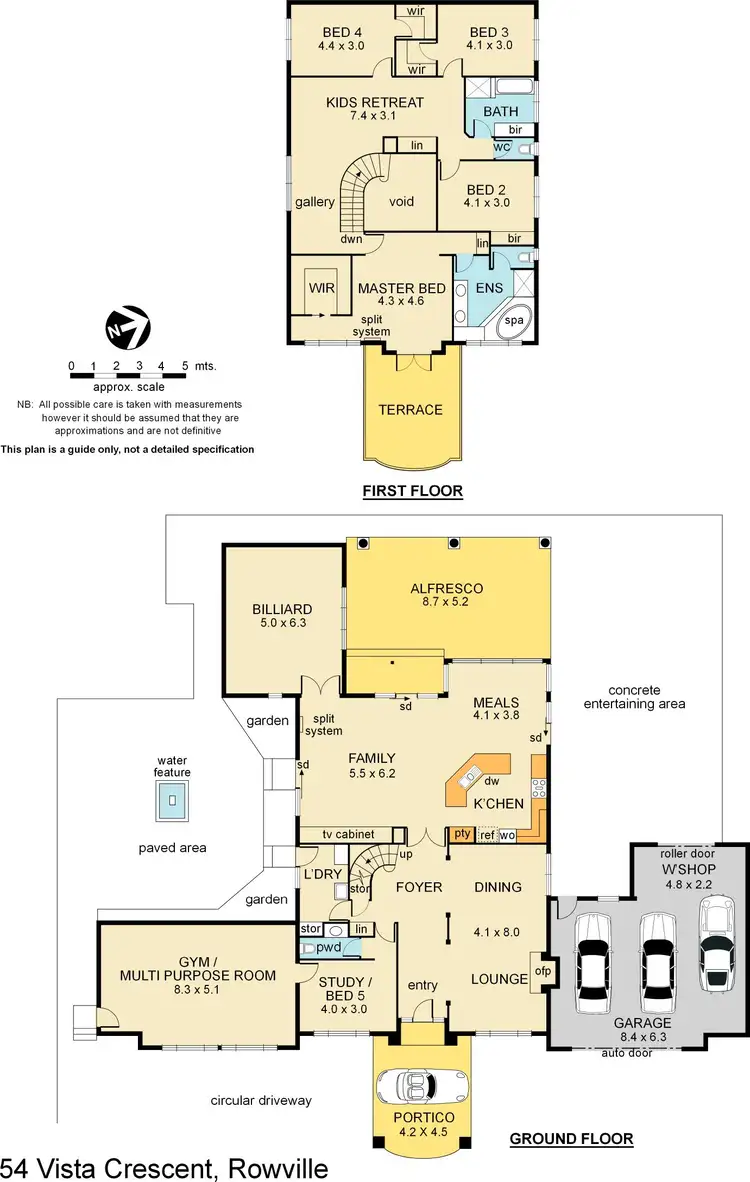 Floorplan of Homely house listing, 54 Vista Crescent, Rowville VIC 3178