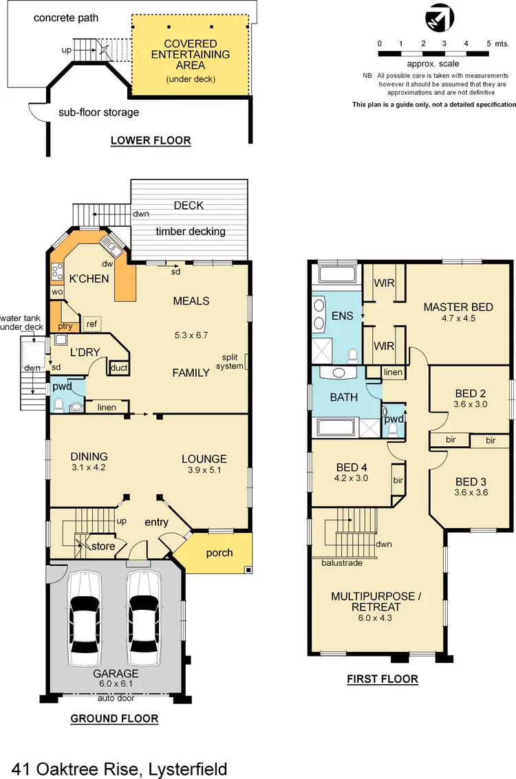 Floorplan of Homely house listing, 41 Oaktree Rise, Lysterfield VIC 3156