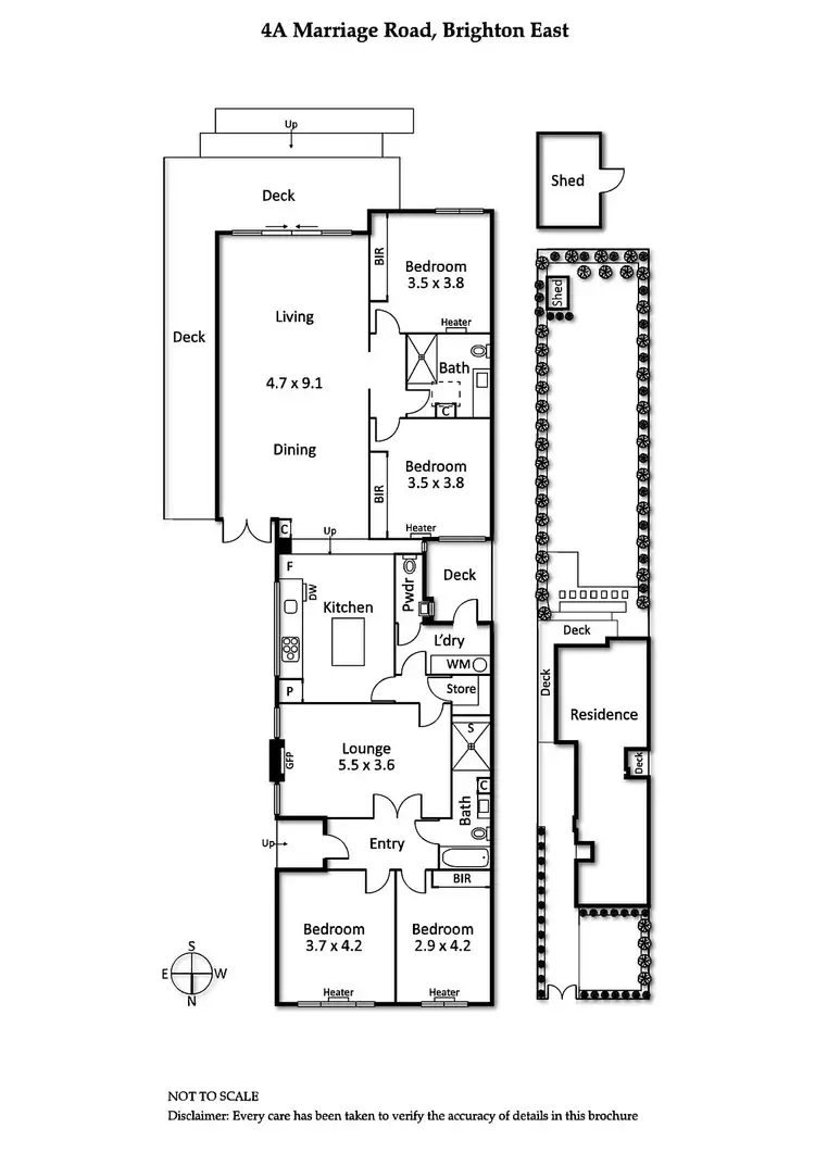 Floorplan of Homely house listing, 4A Marriage Road, Brighton East VIC 3187