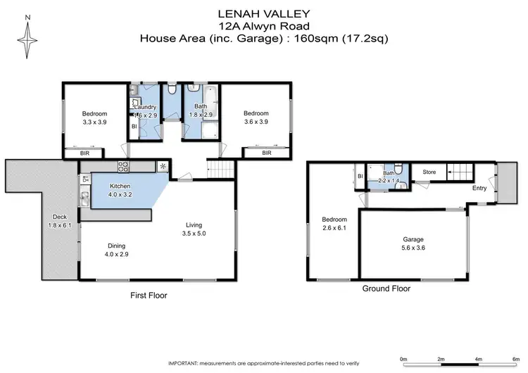 Floorplan of Homely house listing, 12A Alwyn Road, Lenah Valley TAS 7008
