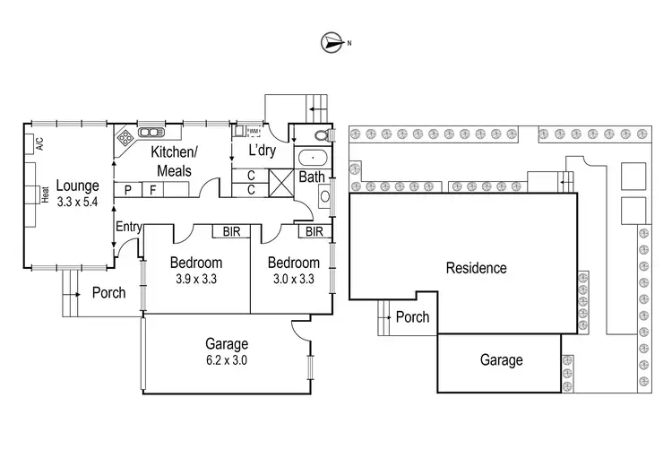Floorplan of Homely unit listing, 9/601 Upper Heidelberg Road, Heidelberg Heights VIC 3081