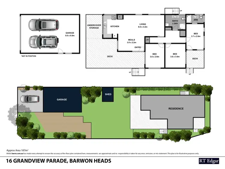 Floorplan of Homely house listing, 16 Grandview Parade, Barwon Heads VIC 3227