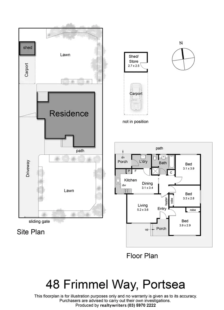 Floorplan of Homely house listing, 48 Frimmell Way, Portsea VIC 3944
