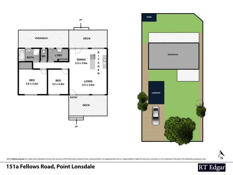 Floorplan of Homely house listing, 151A Fellows Road, Point Lonsdale VIC 3225