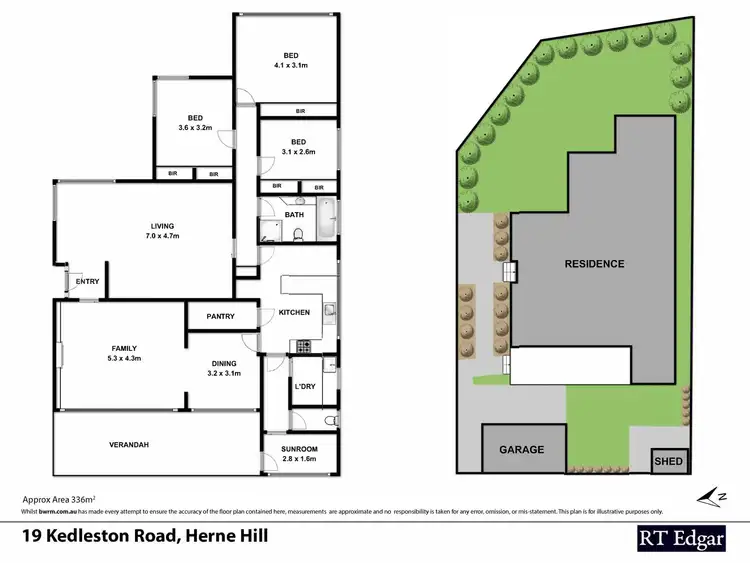 Floorplan of Homely house listing, 19 Kedleston Road, Herne Hill VIC 3218