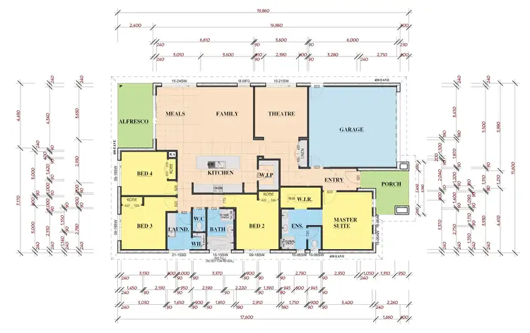 Floorplan of Homely house listing, 6 Ruthberg Drive, Sale VIC 3850