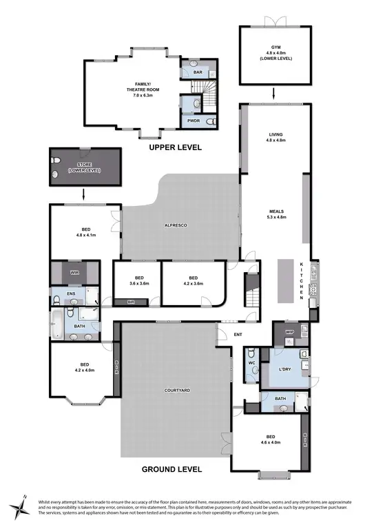 Floorplan of Homely house listing, 208 Noble Street, Newtown VIC 3220