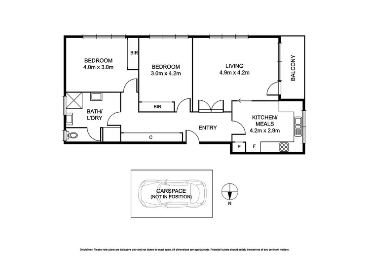 Floorplan of Homely apartment listing, 1/1011 Glenhuntly Road, Caulfield VIC 3162