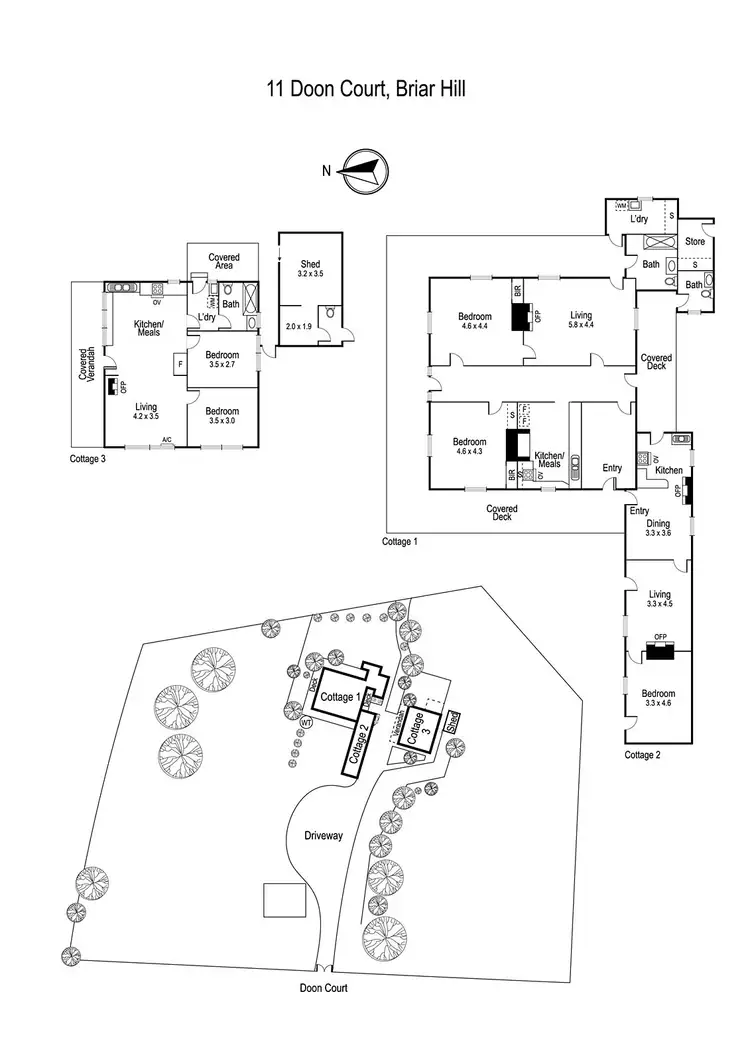 Floorplan of Homely house listing, 11 Doon Court, Briar Hill VIC 3088