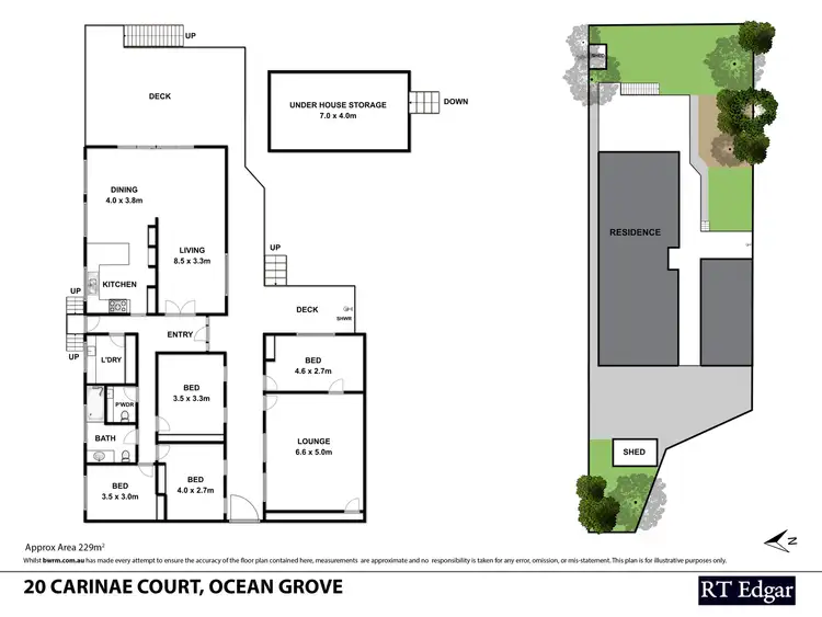 Floorplan of Homely house listing, 20 Carinae Court, Ocean Grove VIC 3226