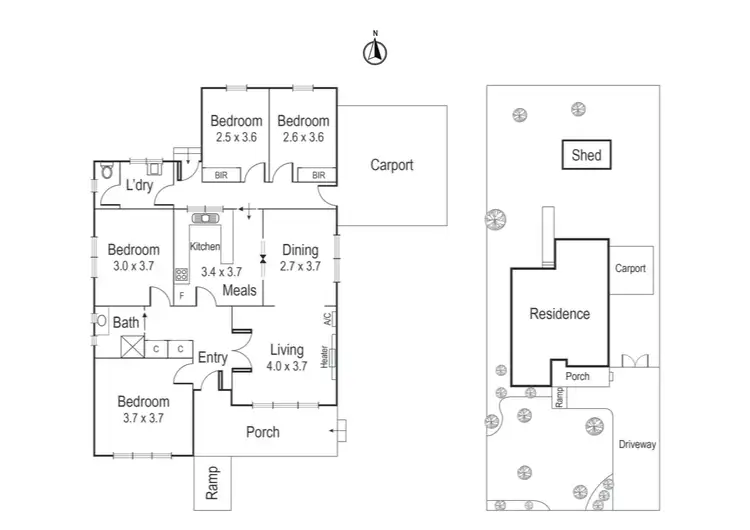 Floorplan of Homely house listing, 161 Northern Road, Heidelberg Heights VIC 3081