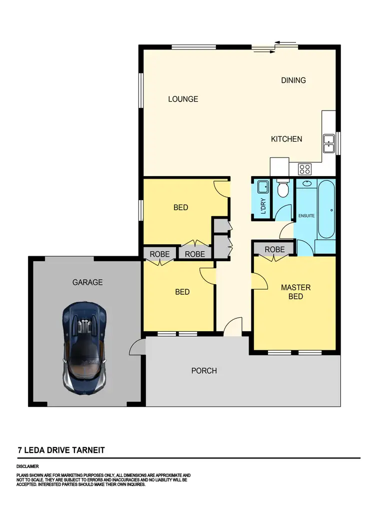 Floorplan of Homely house listing, 7 Leda Drive, Tarneit VIC 3029