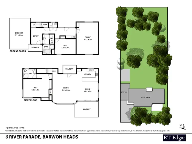 Floorplan of Homely house listing, 6 River Parade, Barwon Heads VIC 3227