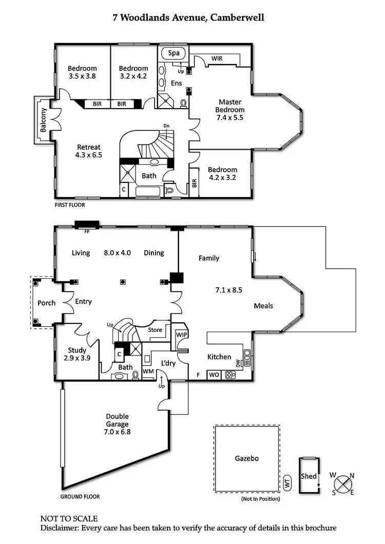 Floorplan of Homely house listing, 7 Woodlands Avenue, Camberwell VIC 3124