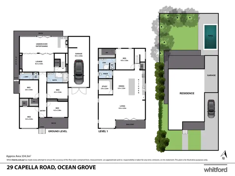 Floorplan of Homely house listing, 29 Capella Road, Ocean Grove VIC 3226