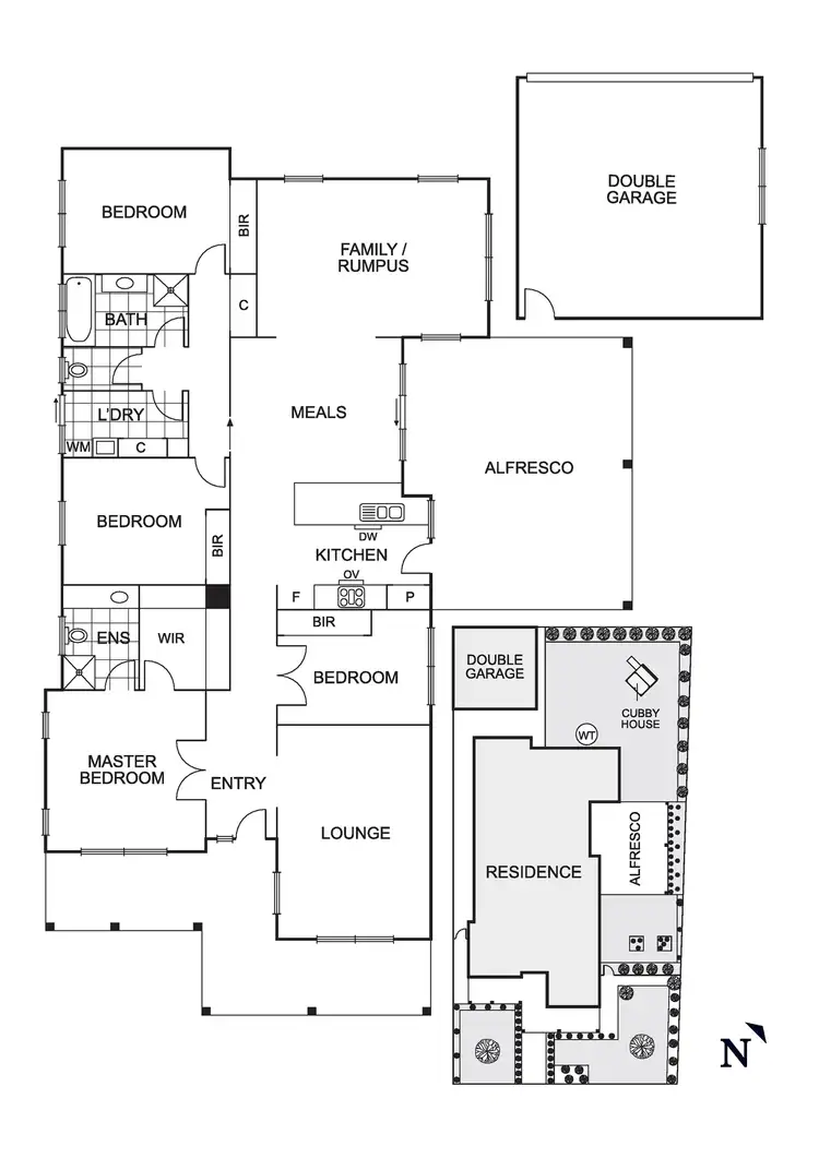 Floorplan of Homely house listing, 46 Warrawong Circuit, Doreen VIC 3754