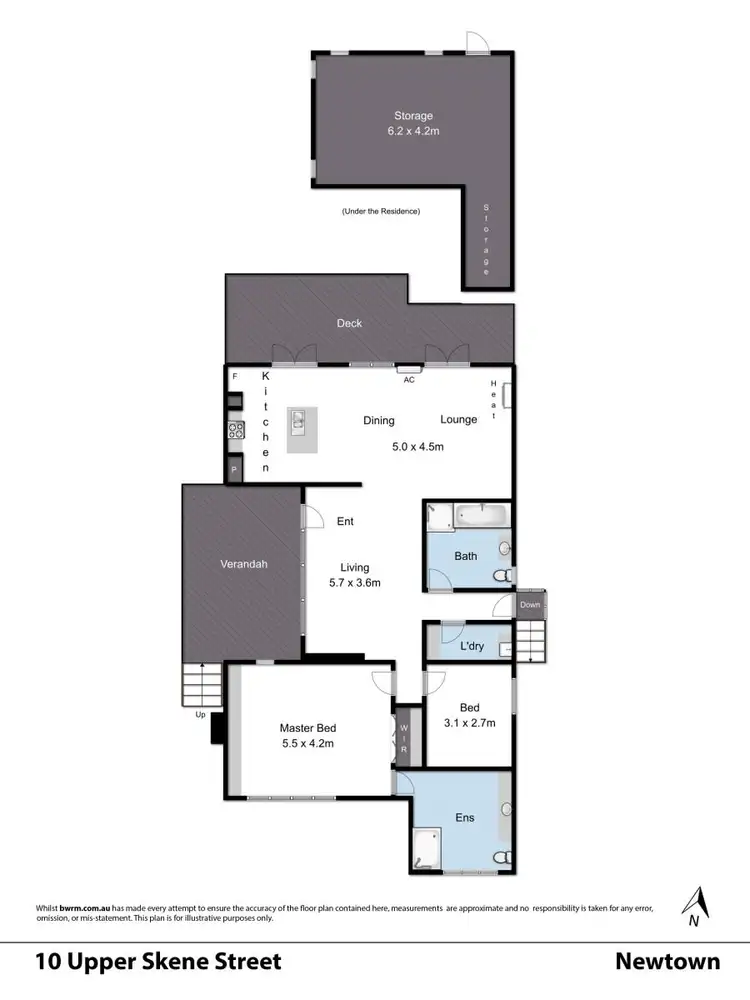 Floorplan of Homely house listing, 10 Upper Skene Street, Newtown VIC 3220