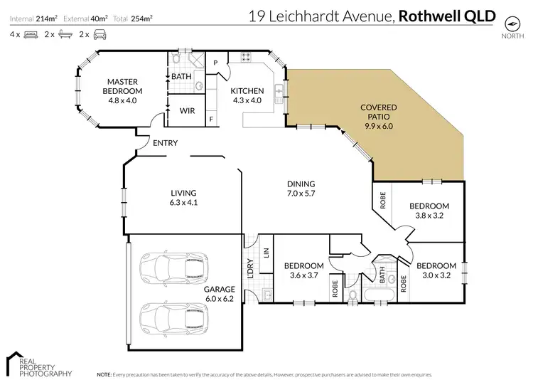 Floorplan of Homely house listing, 19 Leichhardt Avenue, Rothwell QLD 4022