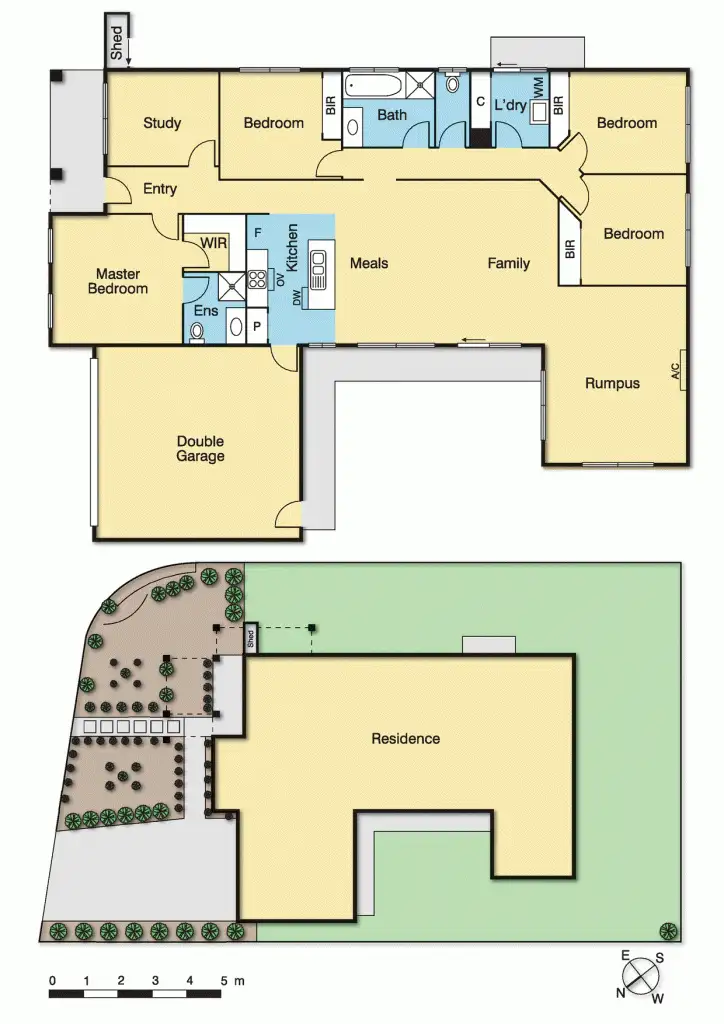 Floorplan of Homely house listing, 1 Tooradin Crescent, Doreen VIC 3754