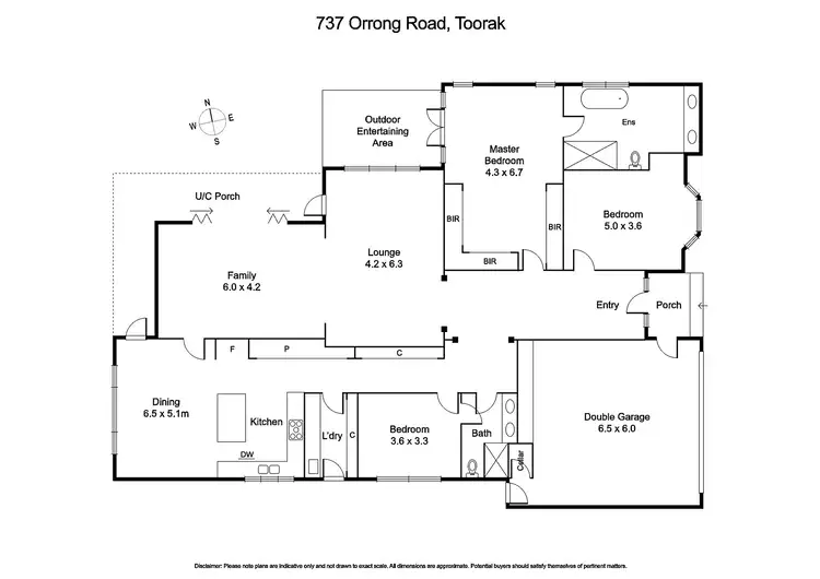 Floorplan of Homely house listing, 737 Orrong Road, Toorak VIC 3142
