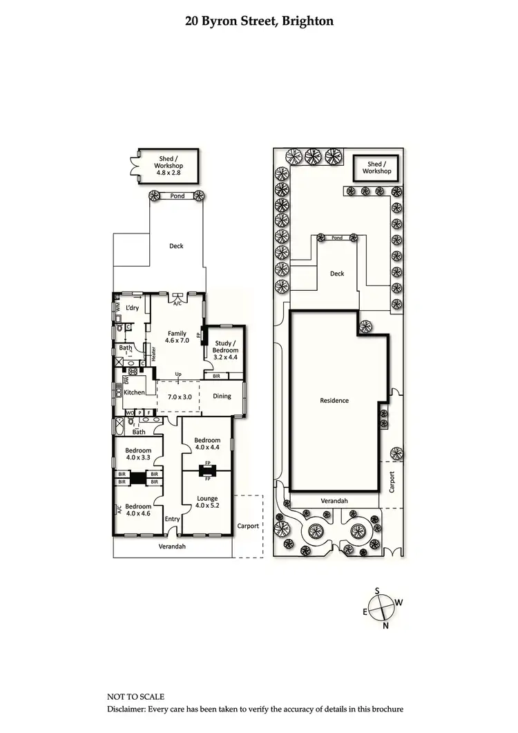 Floorplan of Homely house listing, 20 Byron Street, Brighton VIC 3186