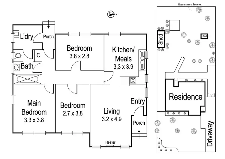 Floorplan of Homely house listing, 235 Liberty Parade, Heidelberg West VIC 3081