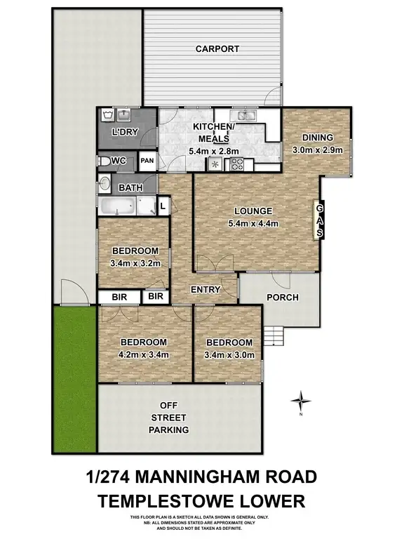 Floorplan of Homely house listing, 274 & 274A Manningham Road, Templestowe Lower VIC 3107