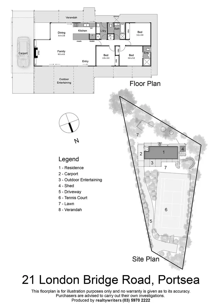 Floorplan of Homely house listing, 21 London Bridge Road, Portsea VIC 3944