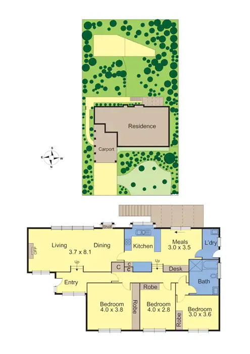 Floorplan of Homely house listing, 25 Lawanna Drive, Templestowe VIC 3106
