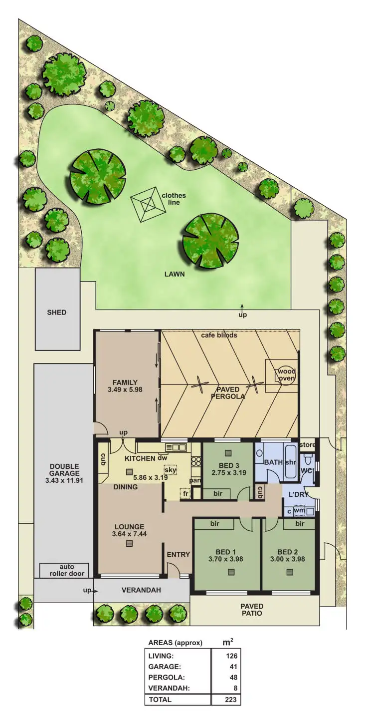 Floorplan of Homely house listing, 4 Greenway Drive, Surrey Downs SA 5126