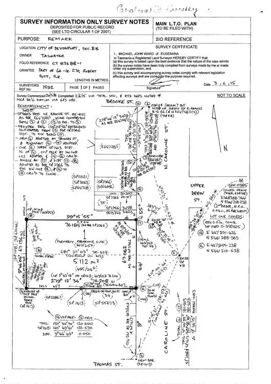 Floorplan of Homely land listing, 54-56 Caroline Street, East Devonport TAS 7310