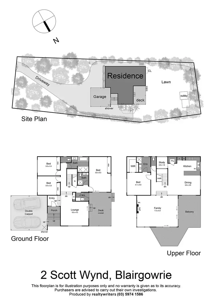 Floorplan of Homely house listing, 2 Scott Wynd, Blairgowrie VIC 3942