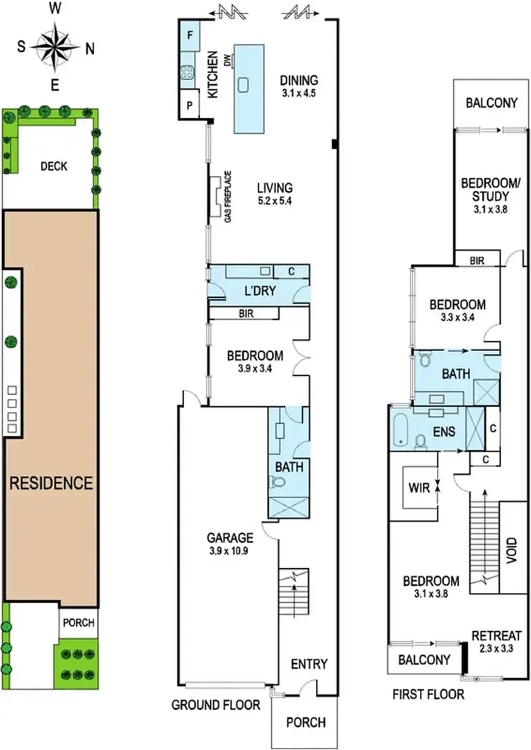 Floorplan of Homely house listing, 16A Kaikoura Avenue, Hawthorn East VIC 3123