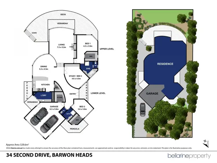 Floorplan of Homely house listing, 34 Second Drive, Barwon Heads VIC 3227