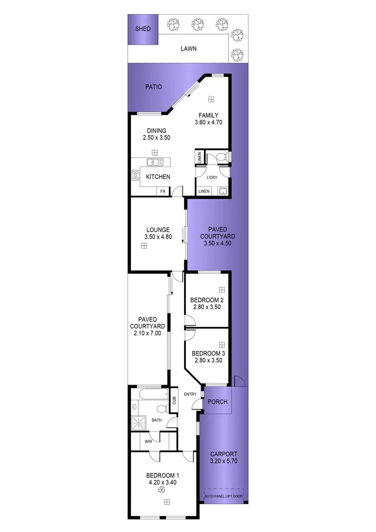 Floorplan of Homely house listing, 36A Loader Street, Glynde SA 5070