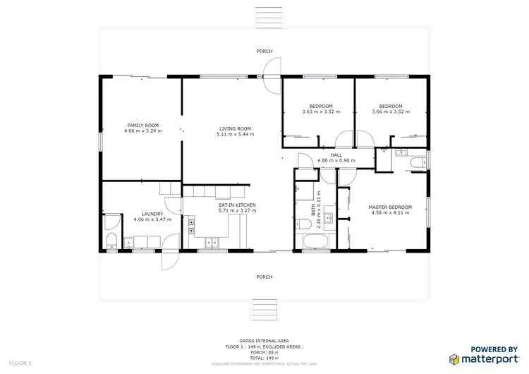 Floorplan of Homely house listing, 164 Pacific Drive, Booral QLD 4655