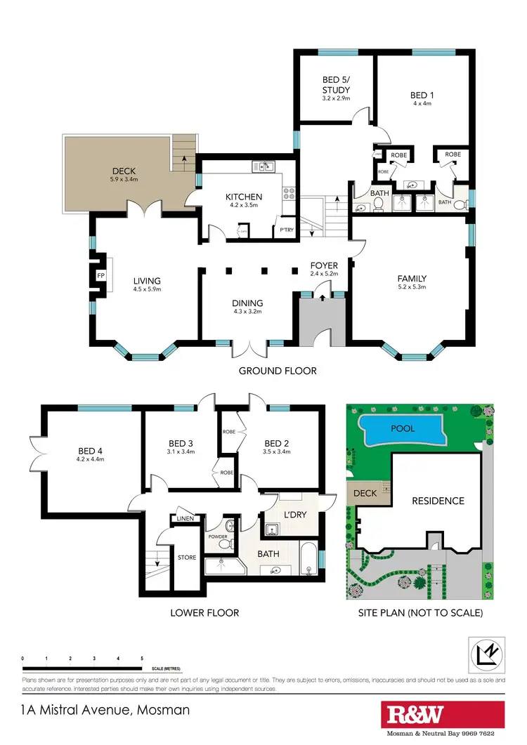 Floorplan of Homely house listing, 1A Mistral Avenue, Mosman NSW 2088