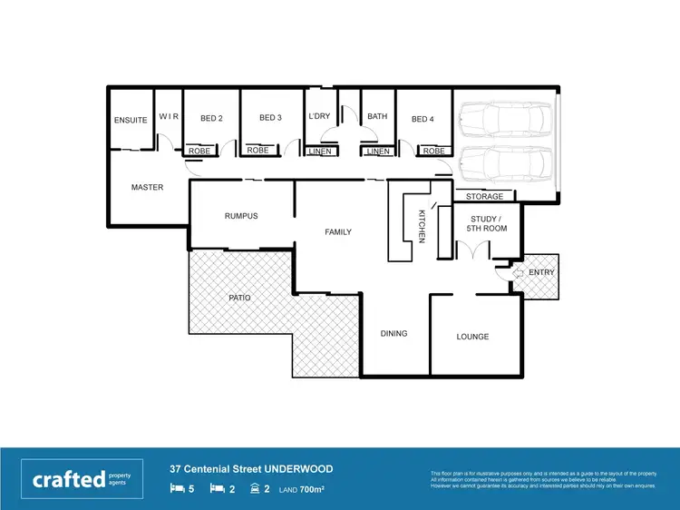 Floorplan of Homely house listing, 37 Centenial Street, Underwood QLD 4119