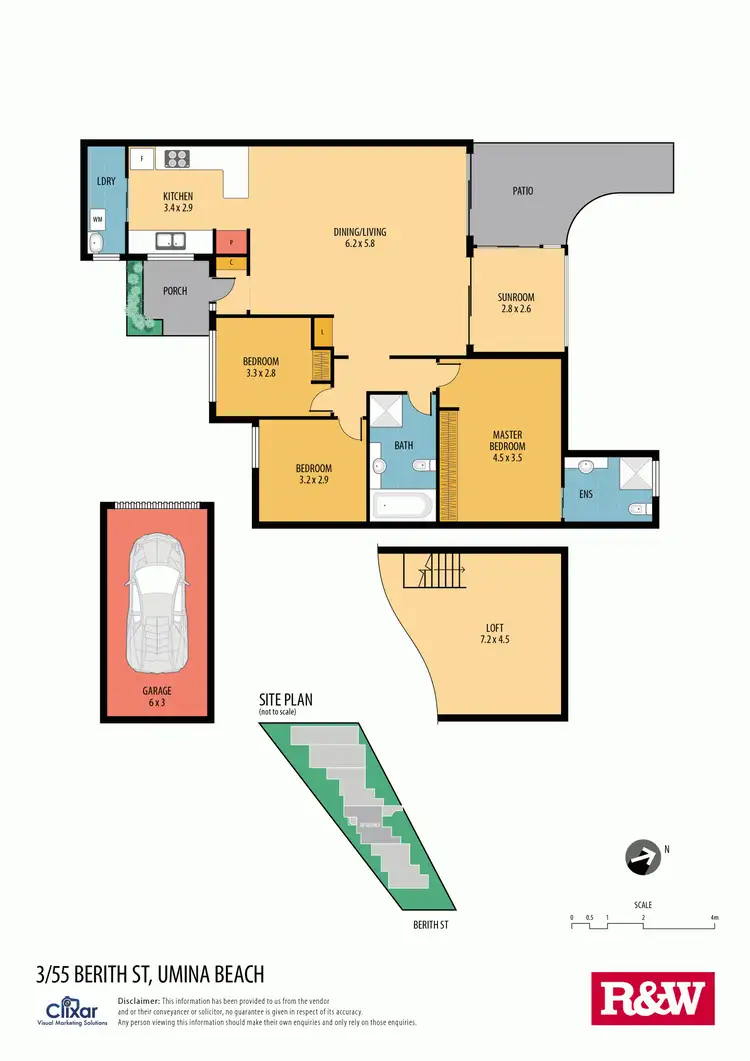 Floorplan of Homely villa listing, 3/55 Berith Street, Umina Beach NSW 2257